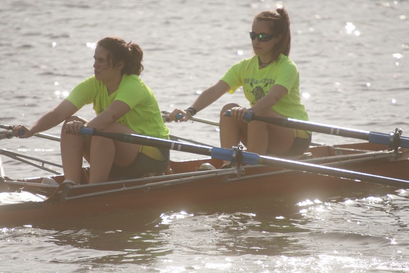 Buen tono de los remeros navarros en la Primera Copa Primavera